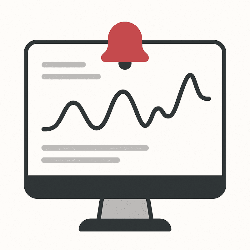 Abstract representation of monitoring data